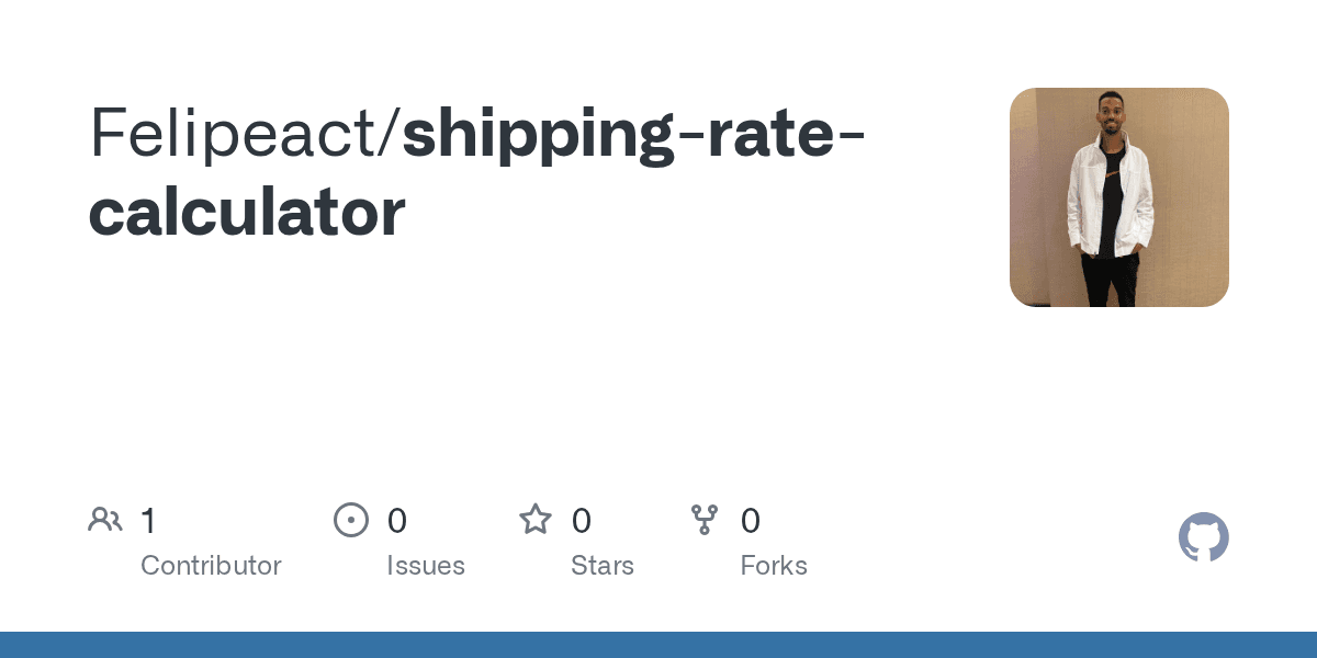 Shipping Rate Calculator preview