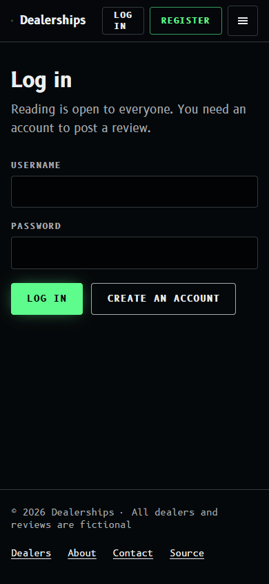 Dealership Website: screenshot 5