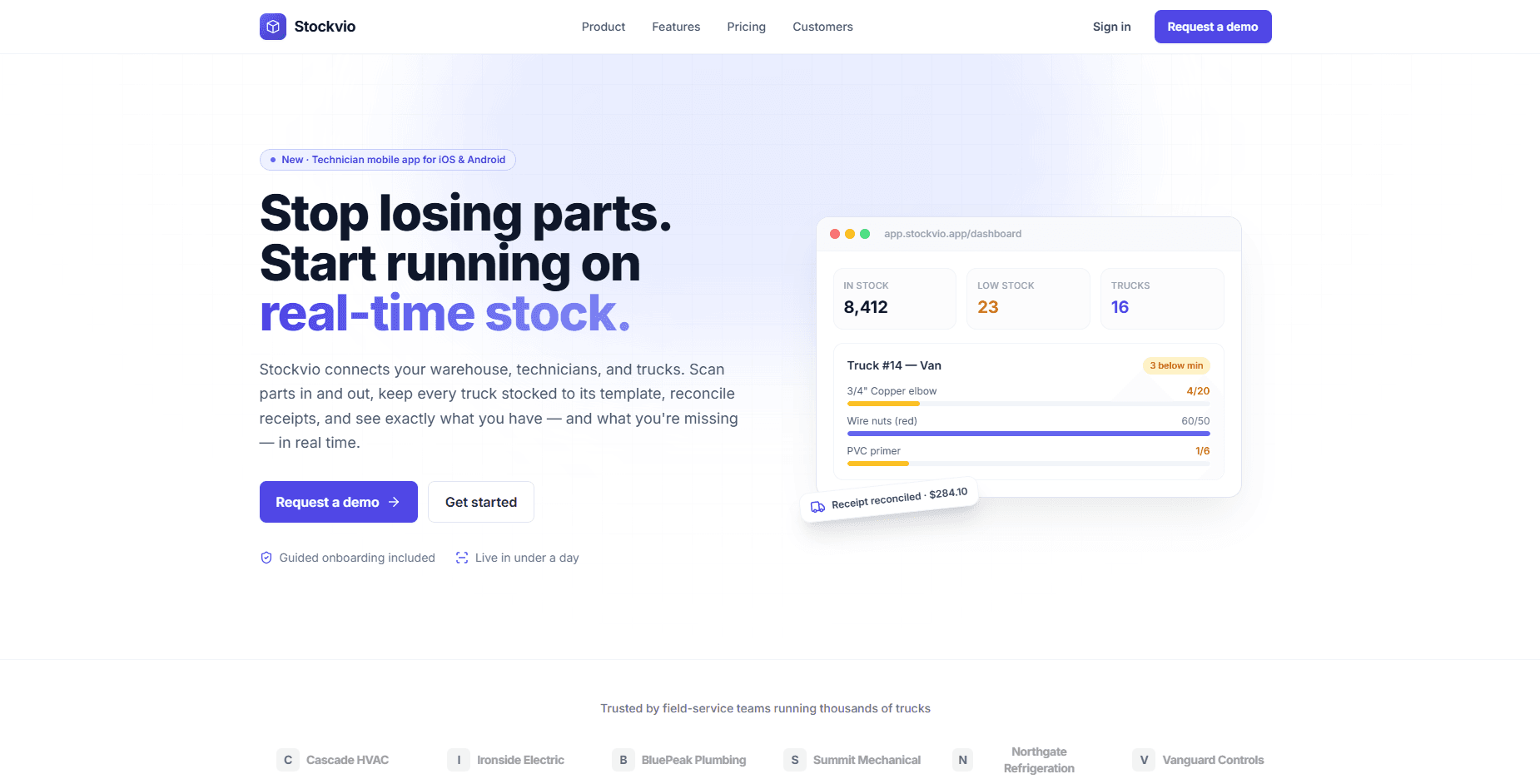 Stockvio: screenshot 1