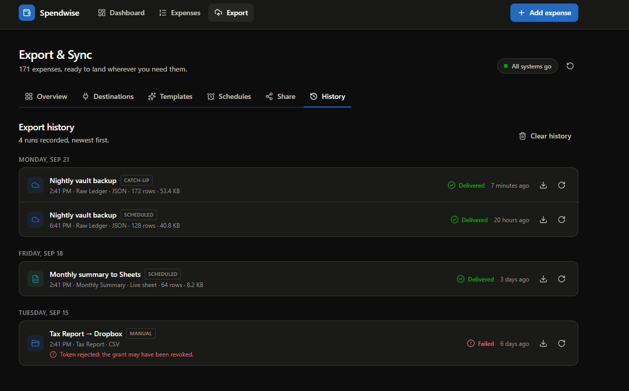 Spendwise: screenshot 6